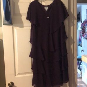 Dark violet dress
